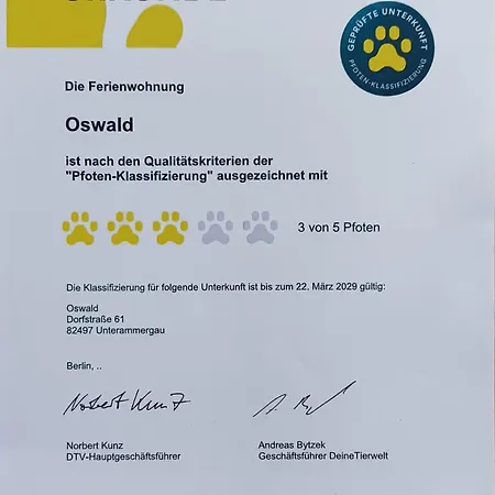 Oswald Apartment Unterammergau